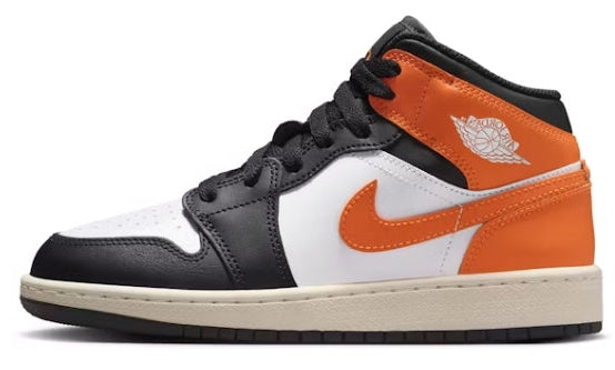 Jordan 1 Mid "Starfish Black Toe" GS