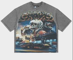 Godspeed Front Runners T-Shirt Grey Wash