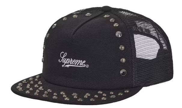 Supreme B.B Simon Studded Mesh Back 5-Panel Hat Black