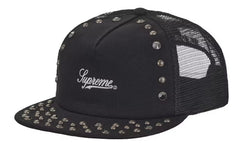 Supreme B.B Simon Studded Mesh Back 5-Panel Hat Black