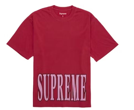 Supreme Cracked Stretched S/S Top Red