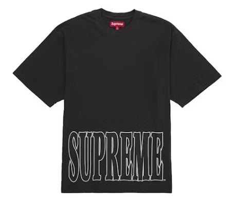 Supreme Cracked Stretched S/S Top Black