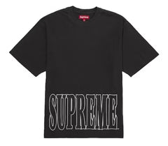 Supreme Cracked Stretched S/S Top Black