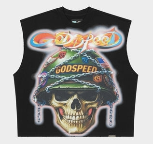 Godspeed Badges Of Honor Sleeveless T-Shirt Black
