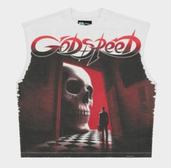 Godspeed Fate's Doorstep Sleeveless T-Shirt White