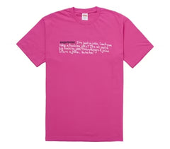 Supreme Joke Tee Fuschia