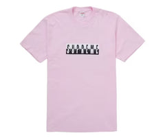 Supreme Split Tee (FW25) Light Pink