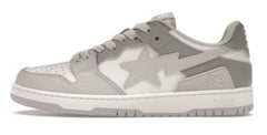 A Bathing Ape Sk8 Sta #5 White Grey