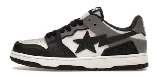 A Bathing Ape Sk8 Sta #5 Black White Grey