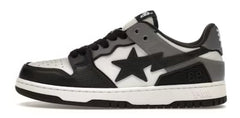 A Bathing Ape Sk8 Sta #5 Black White Grey