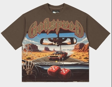 Godspeed On The Run II T-Shirt Brown