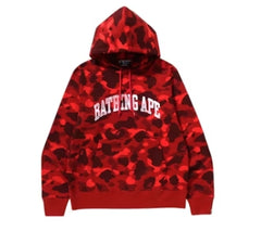 BAPE Color Camo Pullover Hoodie (SS25) Red