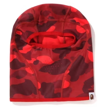 Bape Color Camo Balaclava Red