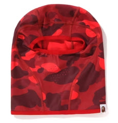 Bape Color Camo Balaclava Red
