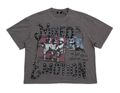 Mixed Emotions Grey Friends Tee