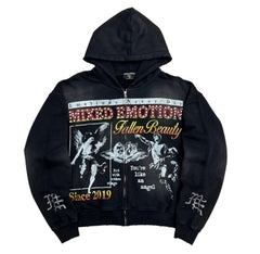 Mixed Emotion Broken Wings Hoodie