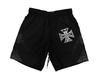 Mixed Emotion Black Classic Nylon Shorts