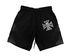 Mixed Emotion Black Classic Nylon Shorts