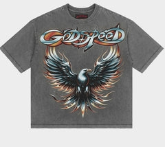 Godspeed Eagle Eye T-Shirt Grey Wash