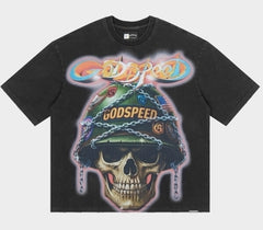 Godspeed Badges Of Honor T-Shirt Black Wash