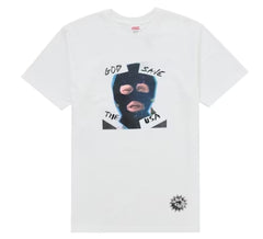 Supreme God Save Us Tee White