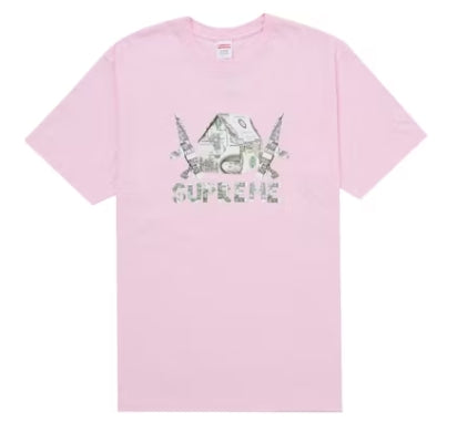 Supreme Origami Tee Light Pink