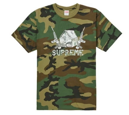 Supreme Origami Tee Woodland Camo