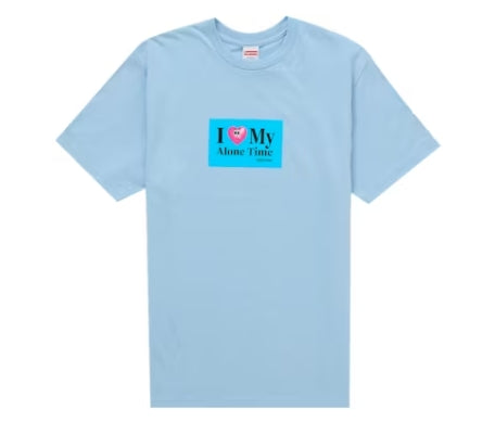 Supreme Alone Time Tee Powder Blue