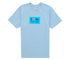 Supreme Alone Time Tee Powder Blue