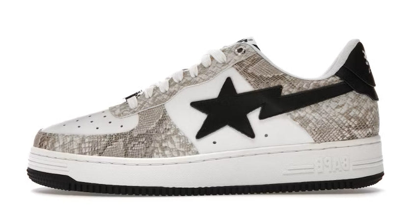 A Bathing Ape Bape Sta Snake Skin Beige