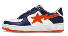 A Bathing Ape Bape Sta #3 M2 White Blue Orange