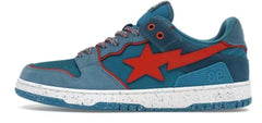 A Bathing Ape Sk8 Sta #7 M2 Outdoor Pack Blue Red