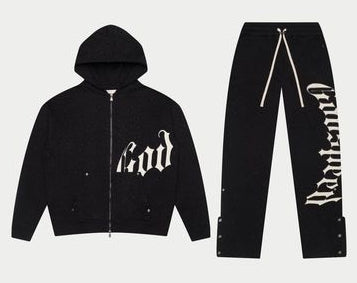 GODSPEED OG Logo VVS Sweatsuit V2 Black/White Boom
