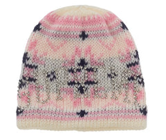 Supreme Studded Fair Isle Beanie White