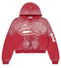 VALE FOREVER RELIGION ZIP UP BURN RED