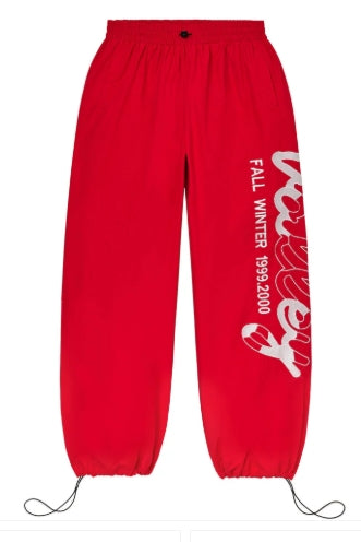 VALE FOREVER BIG SIGNATURE SWISH PANTS RED