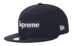 Supreme FDNY Box Logo New Era 59Fifty Fitted Cap Navy