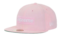 Supreme FDNY Box Logo New Era 59Fifty Fitted Cap Pink