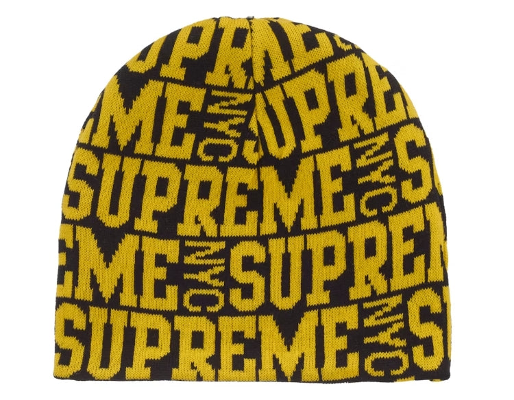 Supreme Reversible Camo Beanie Black
