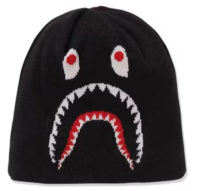 Bape 2nd Shark Knit Cap (FW24) Black