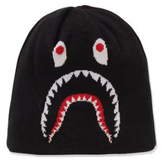 Bape 2nd Shark Knit Cap (FW24) Black