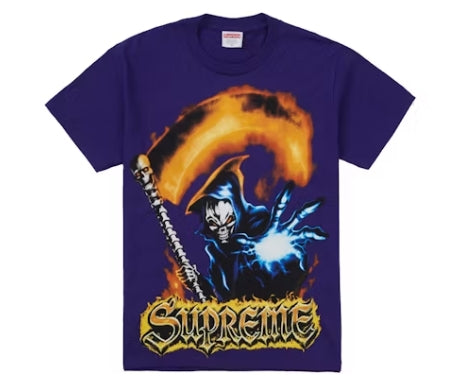 Supreme Grim Reaper Tee Purple