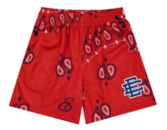 Eric Emanuel EE Basic/Core Shorts Red Paisley/Blue