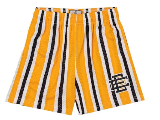 Eric Emanuel EE Basic/Core Shorts Yellow/Black Stripe