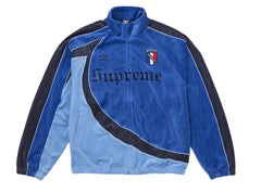 Supreme Umbro Velour Track Jacket Blue