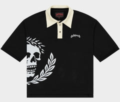 Godspeed Victor Oversized Crest Polo Black