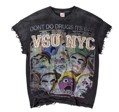 VALE FOREVER NO DRUGS TANK BLACK