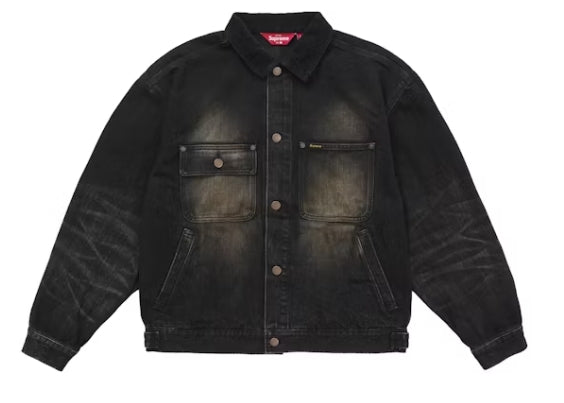 Supreme Distressed Selvedge Trucker Jacket (FW25)