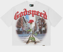 Godspeed Concrete Rose T-Shirt White