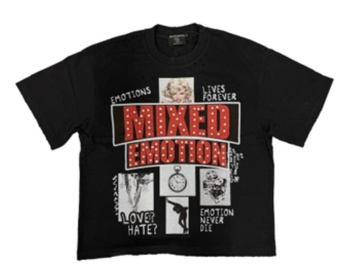 Mixed Emotion Black Lost Identity Tee